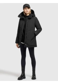 Khujo KANDA - Wintermantel - Schwarz -Khujo Verkaufsgeschäft 050cf8cb8f45498f81e7416c751faa64