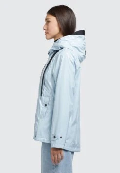 Khujo SOMIA - Regenjacke / Wasserabweisende Jacke - Hellblau -Khujo Verkaufsgeschäft 085c0880ee374ad7bc131dce57fa7f02