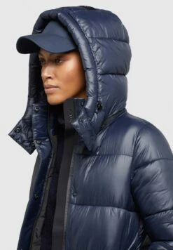 Khujo EMORIA SHINY - Wintermantel - Dunkelblau -Khujo Verkaufsgeschäft 197a8eb752b946958d19dc2d7990f5d8