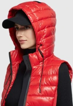 Khujo FABIA SHINY - Weste - Rot -Khujo Verkaufsgeschäft 2669b984d3d24566ac66d3ec27bfb626