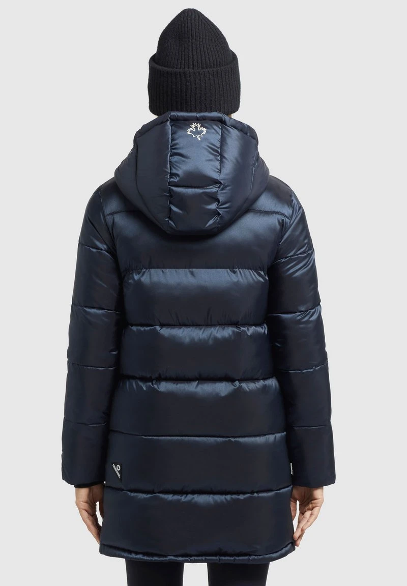 Khujo WORD SATIN - Wintermantel - Dunkelblau 3 Khujo WORD SATIN - Wintermantel - Dunkelblau – Bild 3