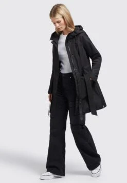 Khujo LAUREN3 - Parka - Schwarz -Khujo Verkaufsgeschäft 46c2480da9084e559cf02540553e393e