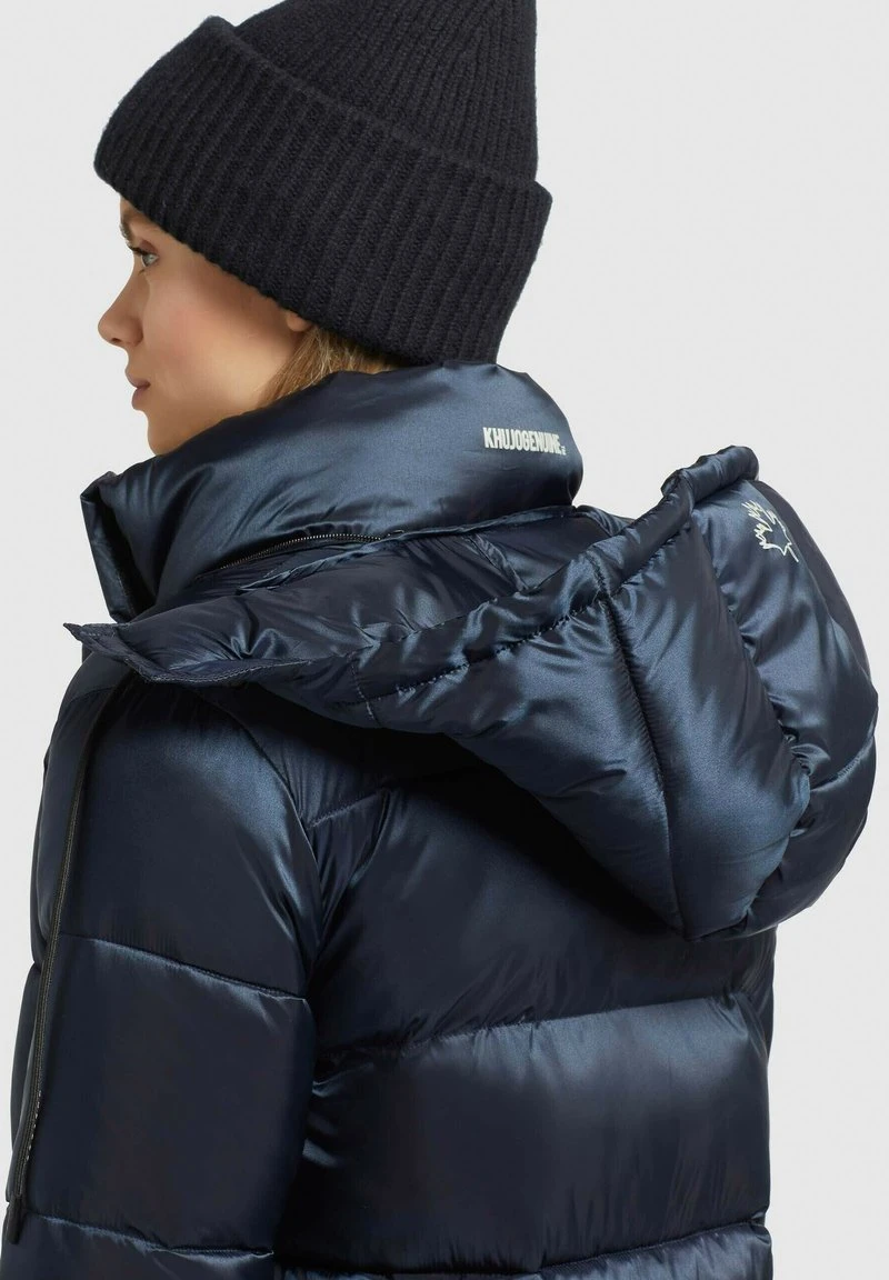 Khujo WORD SATIN - Wintermantel - Dunkelblau 6 Khujo WORD SATIN - Wintermantel - Dunkelblau – Bild 6