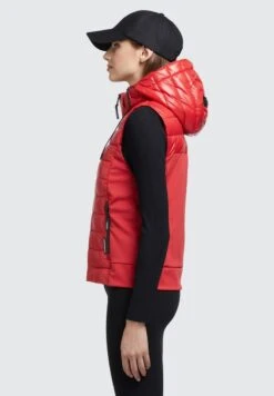 Khujo FABIA SHINY - Weste - Rot -Khujo Verkaufsgeschäft 4bfe76287f9c45a28c524d8d2c3ff65d