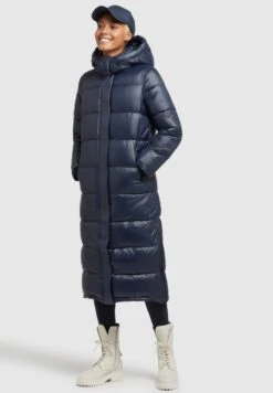 Khujo EMORIA SHINY - Wintermantel - Dunkelblau -Khujo Verkaufsgeschäft 61e2648bf2fe4b72b0334502d32479ec