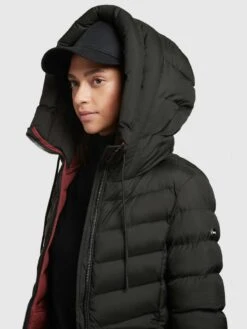 Khujo TUHANI2 MATT - Wintermantel - Schwarz -Khujo Verkaufsgeschäft 652e809bbde6429b88fbc4e88bcd61a5