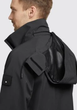 Khujo ADAM - Regenjacke / Wasserabweisende Jacke - Schwarz -Khujo Verkaufsgeschäft 7adbffc8f7c941f487705255f1b5dd3e
