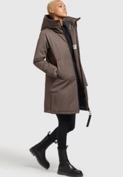 Khujo LISAD - Wintermantel - Taupe -Khujo Verkaufsgeschäft 7f5ffa39a7e94e92bb2102ebabc05714