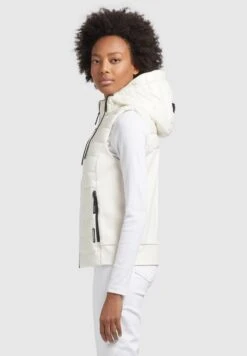 Khujo FABIA SHINY - Weste - Weiß -Khujo Verkaufsgeschäft 83f7206c9eea43968e16a2f4cde48cbb