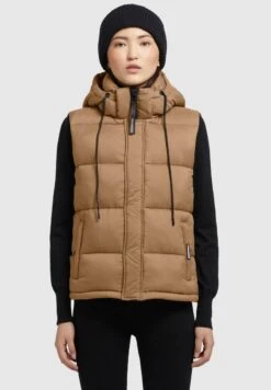 Khujo Verkaufsgeschäft 29 Khujo EDEN MATT - Weste - Ocker