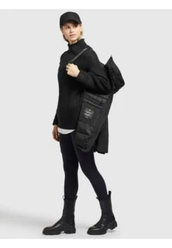 Khujo KANDA - Wintermantel - Schwarz -Khujo Verkaufsgeschäft 8e16cae35efa49bf9dc0afccd6a5cd78