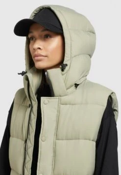 Khujo MAGNETA MATT - Weste - Mintgrün -Khujo Verkaufsgeschäft 94a162e4fd644146a9fa0e3f4934844c