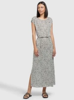 Khujo Damen Kleid - MIRNA GEPARD AOP -Khujo Verkaufsgeschäft Damen Kleid MIRNA GEPARD AOP pdstandard 624975 0001 modelfront 3