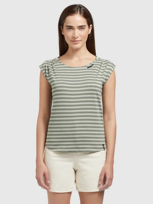 Khujo Damen T-Shirt - ANAIS STRIPES 1 Khujo Damen T-Shirt - ANAIS STRIPES
