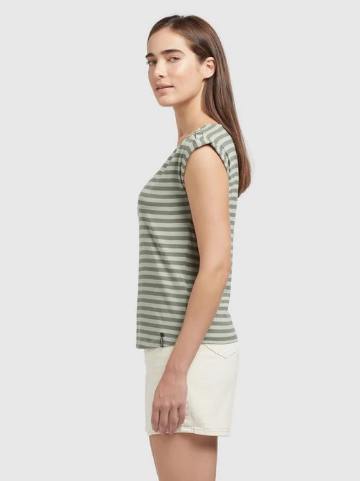 Khujo Damen T-Shirt - ANAIS STRIPES 5 Khujo Damen T-Shirt - ANAIS STRIPES - Image 5