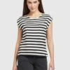 Khujo Damen T-Shirt - LHADSE STRIPES