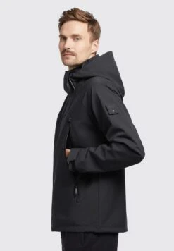 Khujo ADAM - Regenjacke / Wasserabweisende Jacke - Schwarz -Khujo Verkaufsgeschäft c2aa0a351d19440eba78a6f91b0f2f61