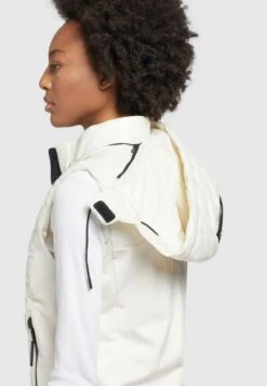 Khujo FABIA SHINY - Weste - Weiß -Khujo Verkaufsgeschäft cd882ad036144f9b8ba3353cb53c6e9d