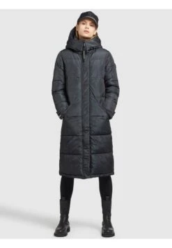 Khujo DAKOTA - Wintermantel - Dunkelblau Gemustert -Khujo Verkaufsgeschäft ce0d6f696b7c41e1a51188900679a8e8
