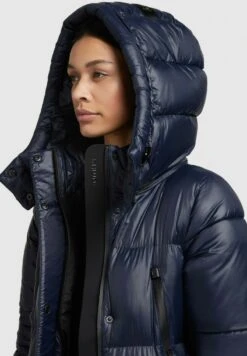 Khujo MELONA SHINY - Wintermantel - Dunkelblau -Khujo Verkaufsgeschäft cef630df63c94cd6b65eca8edb8f1011