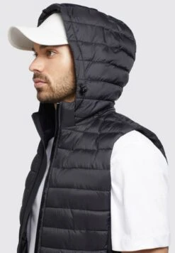 Khujo WEMO MATT - Weste - Schwarz -Khujo Verkaufsgeschäft d447fa97aabe4fec9cb7299b582d0bf2