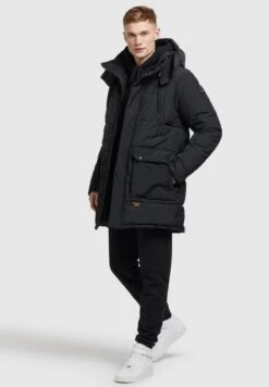 Khujo VIVAS - Wintermantel - Schwarz -Khujo Verkaufsgeschäft dc375b9ec6084a70bed64cad1644e086