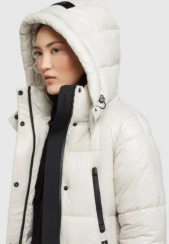 Khujo MELONA SHINY - Wintermantel - Perlweiß -Khujo Verkaufsgeschäft df55bbaf18534945a34150fe6a4afcac