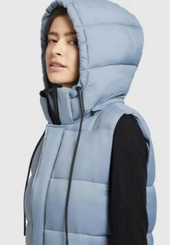 Khujo EDEN MATT - Weste - Hellblau -Khujo Verkaufsgeschäft e43490da395249f89fc93de98b43997c