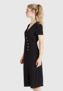 Khujo PORGY - Freizeitkleid - Schwarz -Khujo Verkaufsgeschäft e624881ade3d4fafaf887f94729f2cbf