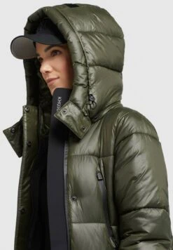 Khujo MELONA SHINY - Wintermantel - Dunkelgrün -Khujo Verkaufsgeschäft e87531f47ee0484fbcace2194682c12d