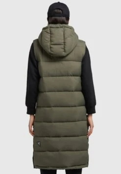 Khujo TOURIN MATT - Weste - Khaki Grün -Khujo Verkaufsgeschäft ed5ee0fee0034598ac5525fa7f6c888c