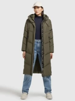 Khujo Mantel SONJE4 In Khaki Grün -Khujo Verkaufsgeschäft khujo mantel sonje4 in khaki grun 2