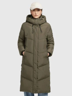 Khujo Mantel SONJE4 In Khaki Grün -Khujo Verkaufsgeschäft khujo mantel sonje4 in khaki grun 4