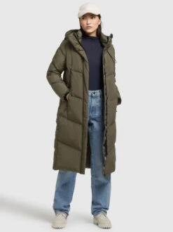 Khujo Mantel SONJE4 In Khaki Grün -Khujo Verkaufsgeschäft khujo mantel sonje4 in khaki grun 6