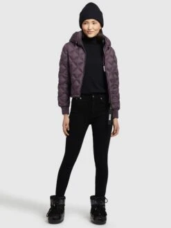 Khujo Steppjacke "Adore" In Lila -Khujo Verkaufsgeschäft khujo steppjacke adore in lila 3