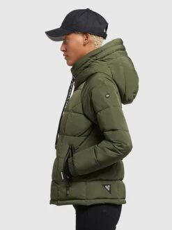 Khujo Steppjacke "Joilee" In Khaki -Khujo Verkaufsgeschäft khujo steppjacke joilee in khaki 2