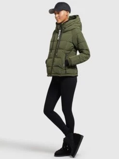 Khujo Steppjacke "Joilee" In Khaki -Khujo Verkaufsgeschäft khujo steppjacke joilee in khaki 3