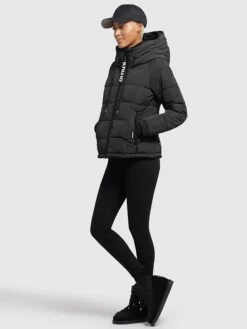 Khujo Steppjacke "Joilee" In Schwarz -Khujo Verkaufsgeschäft khujo steppjacke joilee in schwarz 3