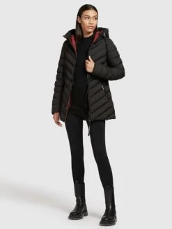 Khujo Steppjacke "Noomi" In Schwarz -Khujo Verkaufsgeschäft khujo steppjacke noomi in schwarz 4