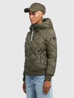 Khujo Steppjacke "Sarabi" In Khaki -Khujo Verkaufsgeschäft khujo steppjacke sarabi in khaki 2