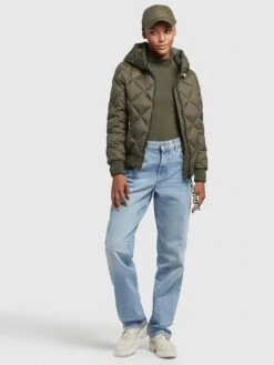 Khujo Steppjacke "Sarabi" In Khaki -Khujo Verkaufsgeschäft khujo steppjacke sarabi in khaki 3