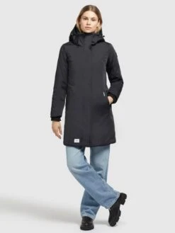 Khujo Übergangsjacke "Blossom" In Schwarz -Khujo Verkaufsgeschäft khujo ubergangsjacke blossom in schwarz 4