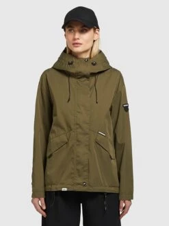 Khujo Übergangsjacke "Frips" In Oliv -Khujo Verkaufsgeschäft khujo ubergangsjacke frips in oliv 2