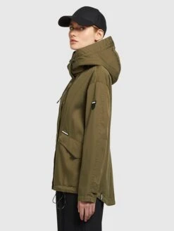 Khujo Übergangsjacke "Frips" In Oliv -Khujo Verkaufsgeschäft khujo ubergangsjacke frips in oliv 3