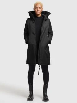 Khujo Übergangsmantel "Sarabi" In Schwarz -Khujo Verkaufsgeschäft khujo ubergangsmantel sarabi in schwarz 3