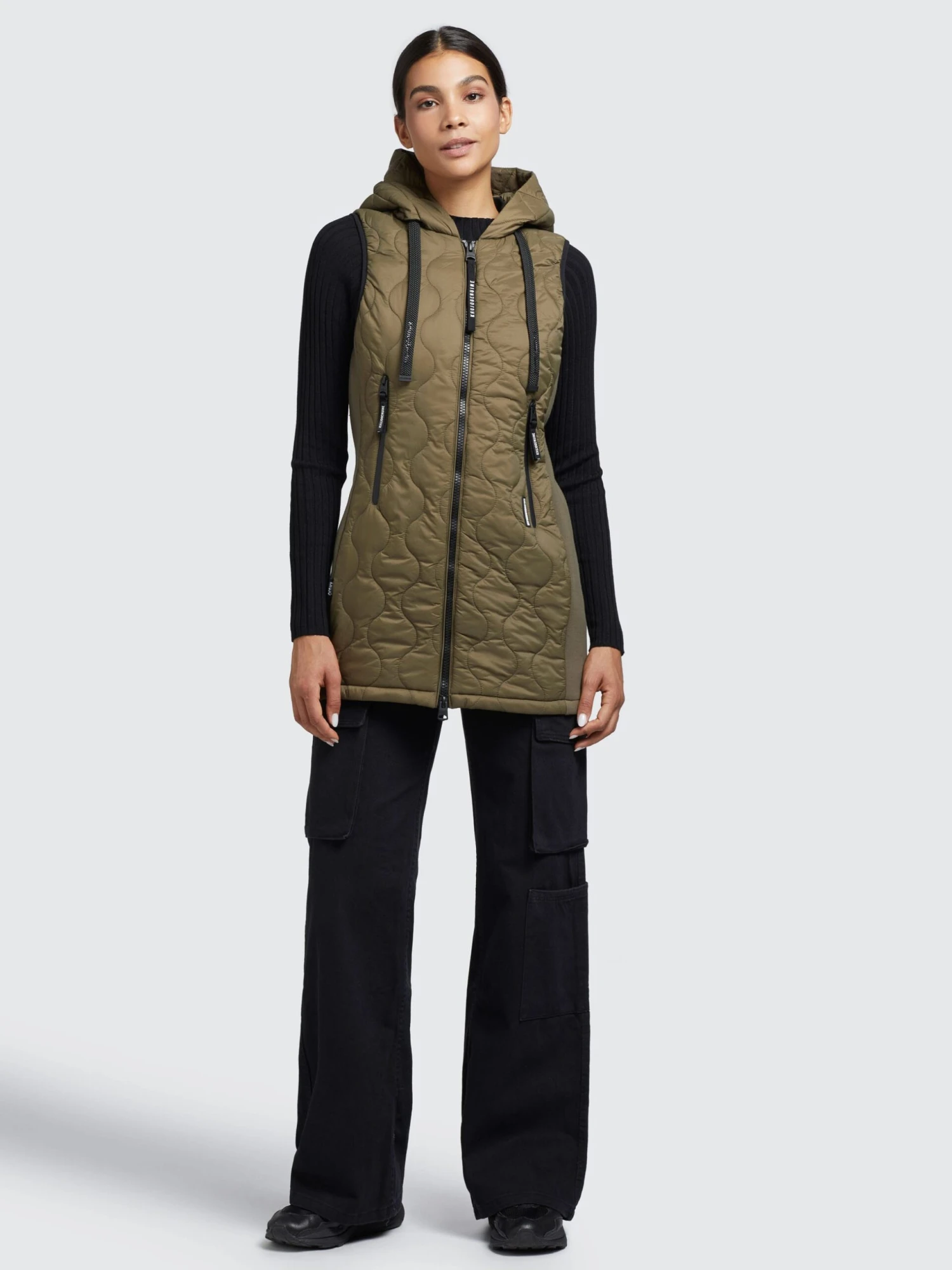 Khujo Weste MALIN In Olivgrün 2 Khujo Weste MALIN In Olivgrün - Image 2