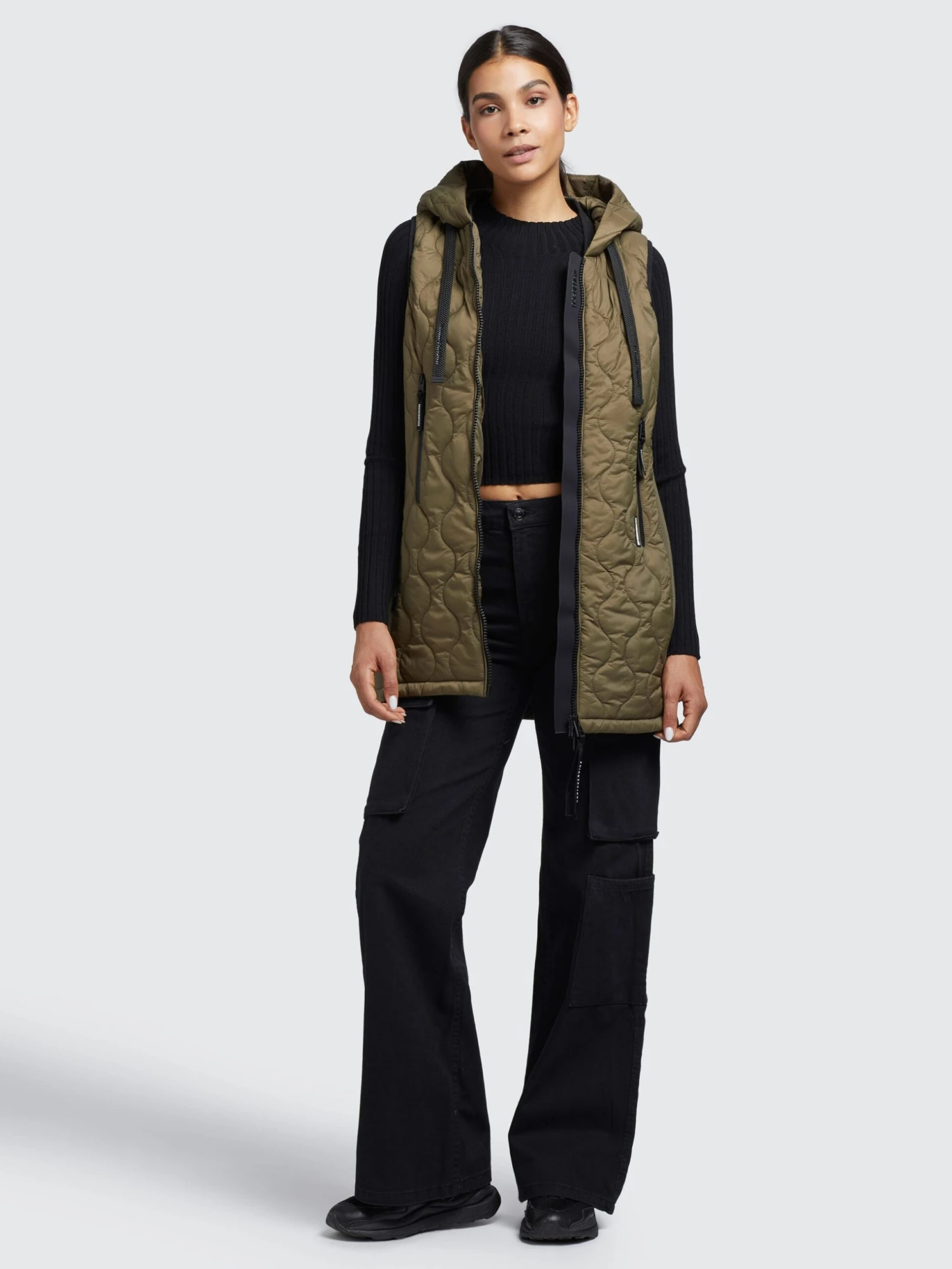 Khujo Weste MALIN In Olivgrün 6 Khujo Weste MALIN In Olivgrün - Image 6