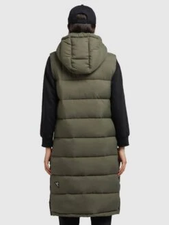 Khujo Weste TOURIN MATT In Khaki Grün -Khujo Verkaufsgeschäft khujo weste tourin matt in khaki grun 4