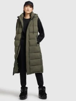 Khujo Weste TOURIN MATT In Khaki Grün -Khujo Verkaufsgeschäft khujo weste tourin matt in khaki grun 5