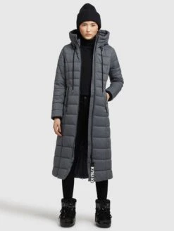 Khujo Wintermantel "Casca Light" In Grau -Khujo Verkaufsgeschäft khujo wintermantel casca light in grau 2